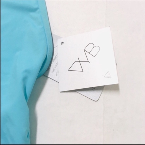 NWT VYB Y tonal super scoop one piece swimsuit Medium M teal free shipping - Picture 7 of 7